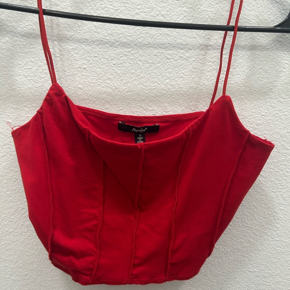 Fashion Nova Red Women's Top